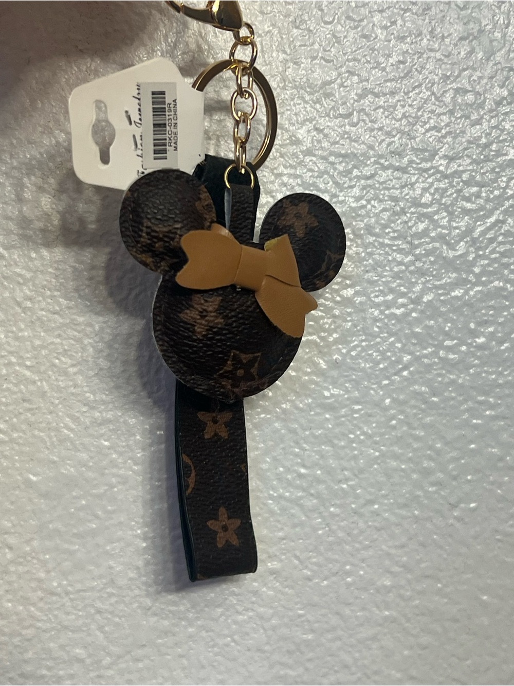 Fashion Jewelry Designer Minnie Mouse-Inspired Keychain/Charm - Picture 2 of 4